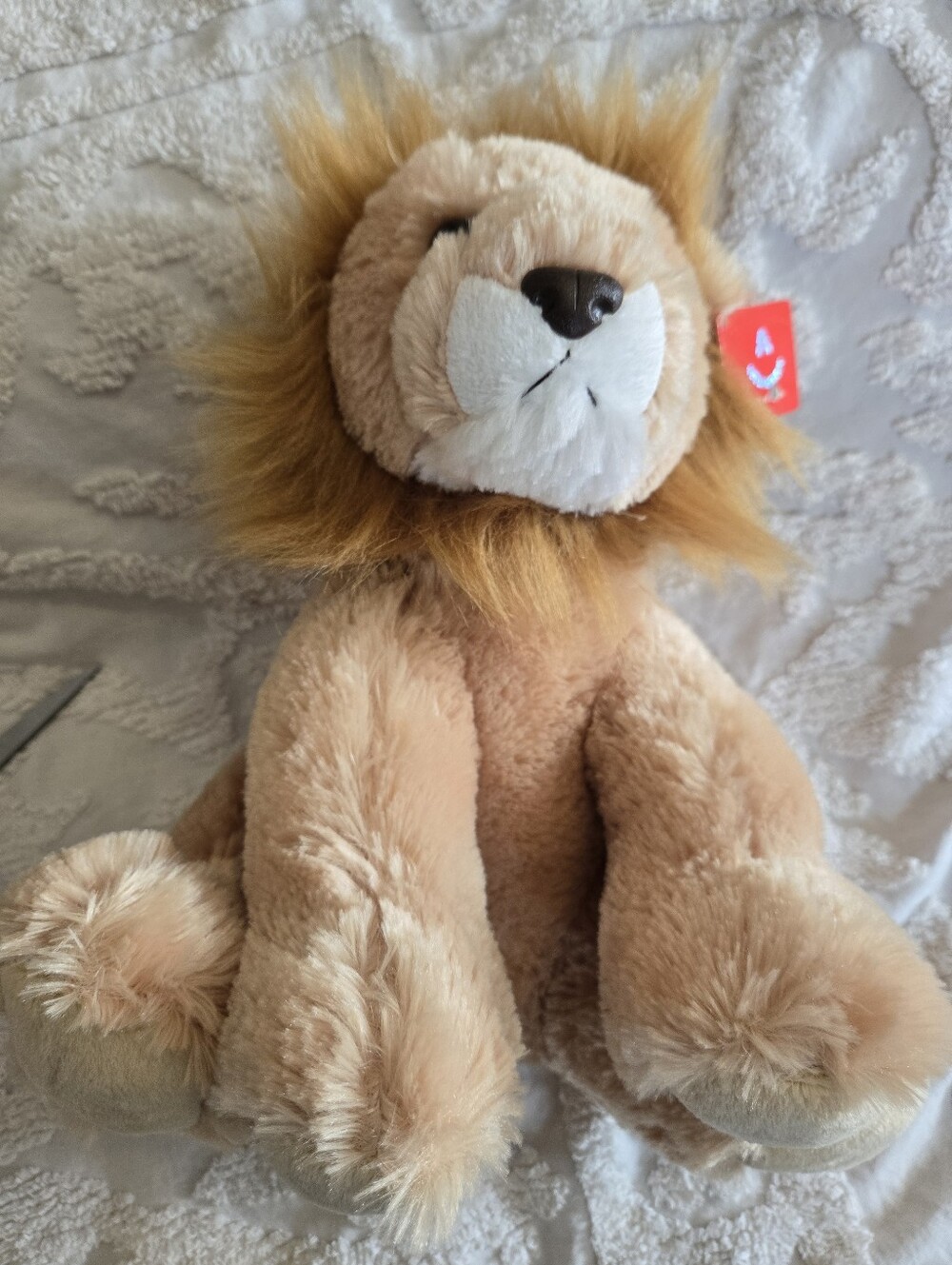 Aurora Plush 14" Cuddly Lion Stuffed Animal Toy Soft Cuddly Fluffy Mane NWT